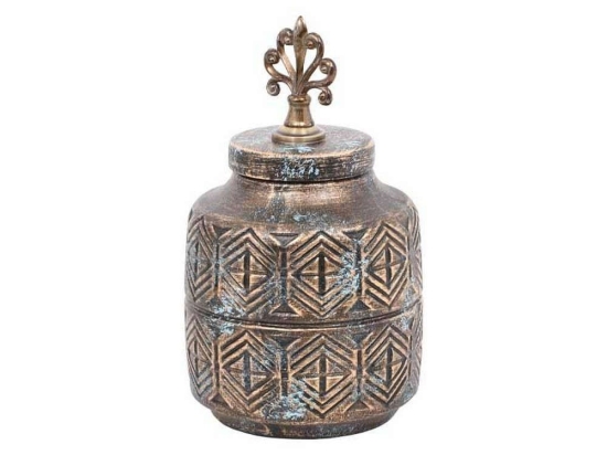 Βάζο Κεραμικό 08-122-205 26,5cm Bronze Κεραμικό