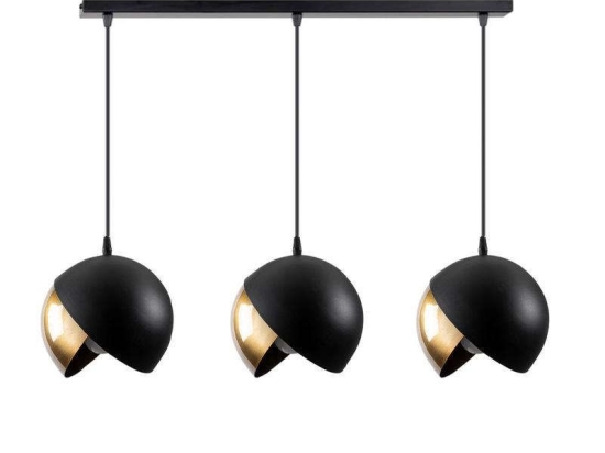 Φωτιστικό Οροφής-Ράγα 892-221-008 60x20x80cm 3xE27 Black-Gold