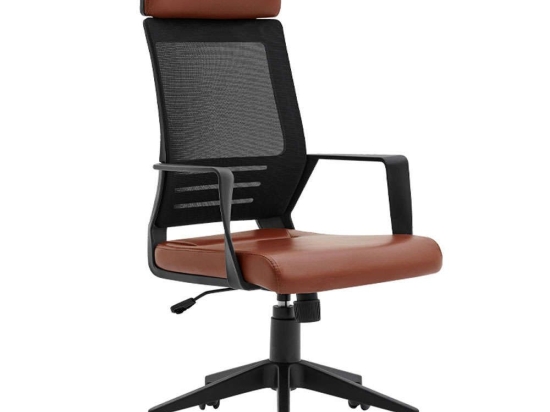 Καρέκλα Γραφείου-Διευθυντή 388-121-009 60x62x128cm Brown