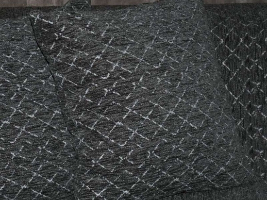Μαξιλάρι Διακοσμητικό (Με Γέμιση) Cross 874-222-124 42x42cm Dark Grey 42X42 Βαμβάκι-Πολυέστερ