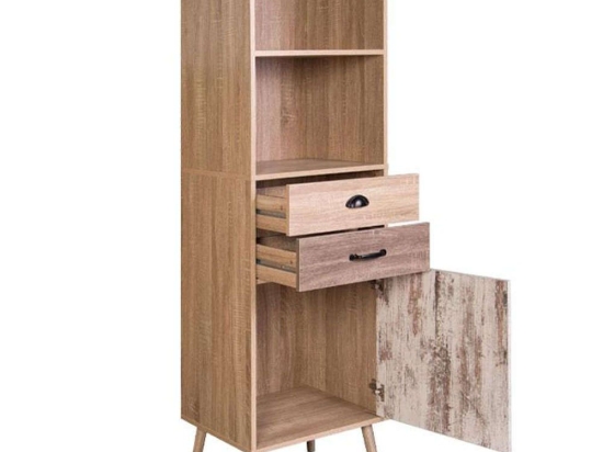 Ραφιέρα Lounge 271-123-058 50x39,5x171cm Oak-Sonoma