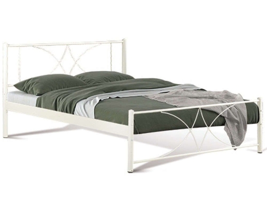 Κρεβάτι Diagoras (Για Στρώμα 110x200) 827-00-038 118x208x86cm Beige Ημίδιπλο