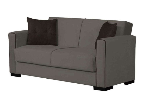 Καναπές - Κρεβάτι Διθέσιος New Emily 828-122-141 168x85x83cm Grey