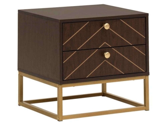 Κομοδίνο Parlor 271-223-069 48x39,5x45cm Brown