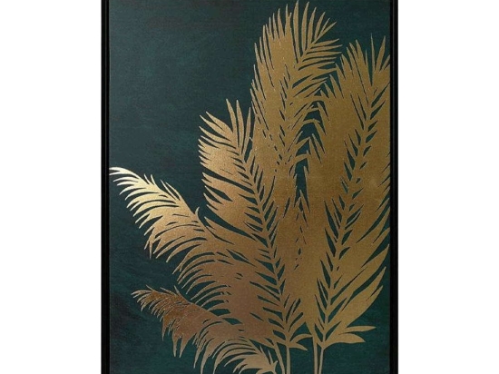 Κάδρο Leafs 147-223-068 45x2,5x60cm Multi Κάθετοι Καμβάς