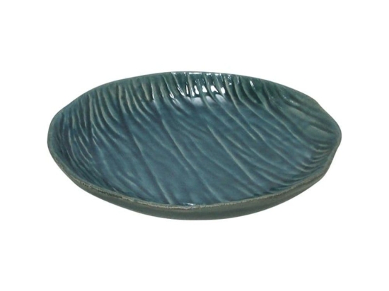 Διακοσμητική Πιατέλα 003-123-045 25x25x4,5cm Green Κεραμικό