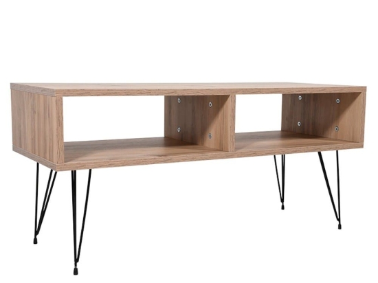 Έπιπλο Τηλεόρασης April 835-92-095 100x40x47cm Oak-Black
