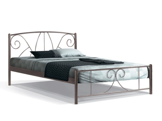 Κρεβάτι Μονό Daniel 827-27-001 110x200cm Brown Μονό