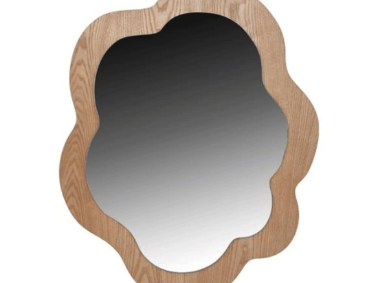 Καθρέπτης Τοίχου 140-223-002 66x3x79cm Natural Mdf,Γυαλί
