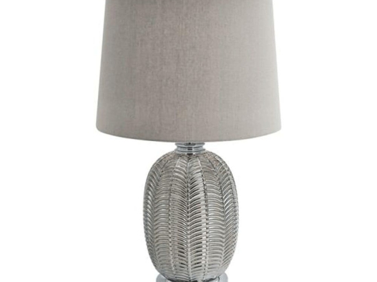 Φωτιστικό Επιτραπέζιο 035-223-106 33x58cm 1xE27 Grey-Silver