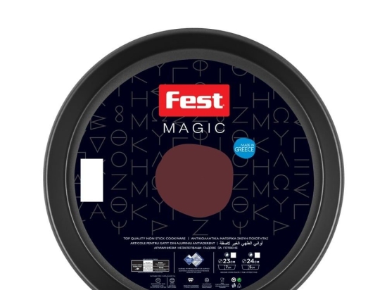 Ταψί Στρογγυλό Ν.36 Magic 61185 Grey Fest Αλουμίνιο