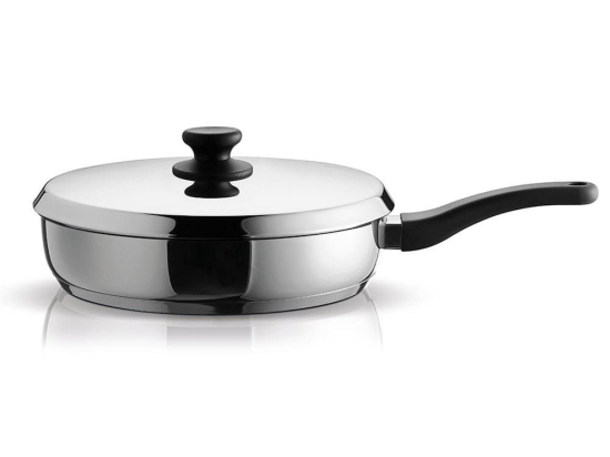 Τηγάνι Φ 28 Cm Zeon 015228601 Inox Pyramis 28cm Ανοξείδωτο Ατσάλι
