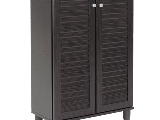 Παπουτσοθήκη-Ντουλάπι Santo 10 Ζεύγων Wenge 60X34,5X91,5Cm 123-000030 Μελαμίνη