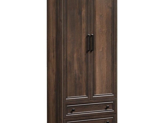 Ντουλάπα Ρούχων Δίφυλλη Mozart 123-000133 Καρυδί 83X52X202,5cm Δίφυλλη Mdf,Ξύλο