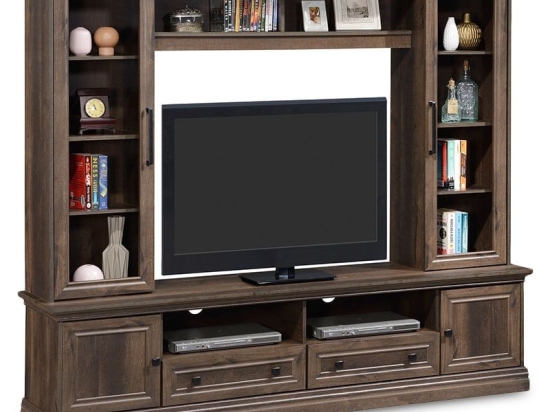 Σύνθετο Σαλονιού Mozart 123-000119 Walnut 200x40x170,5
