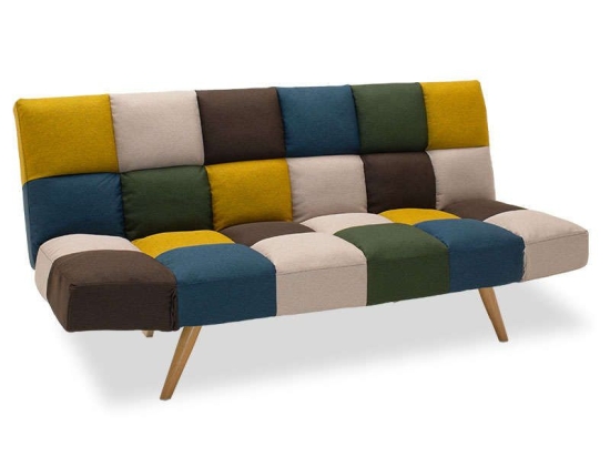 Καναπές - Κρεβάτι Τριθέσιος Freddo 024-000011 182x81x84cm Multi Μέταλλο,Ύφασμα