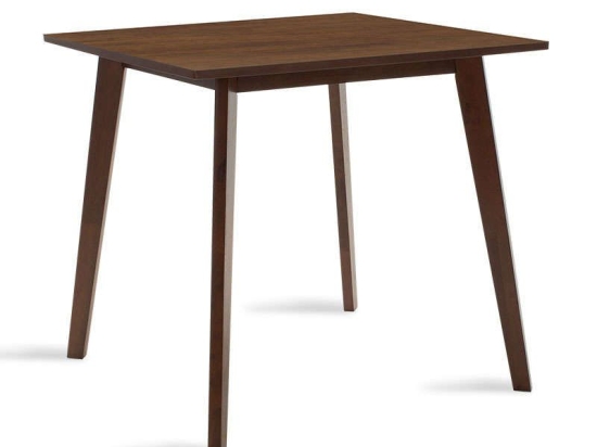 Τραπέζι Benson 097-000001 80x80x75cm Walnut Mdf
