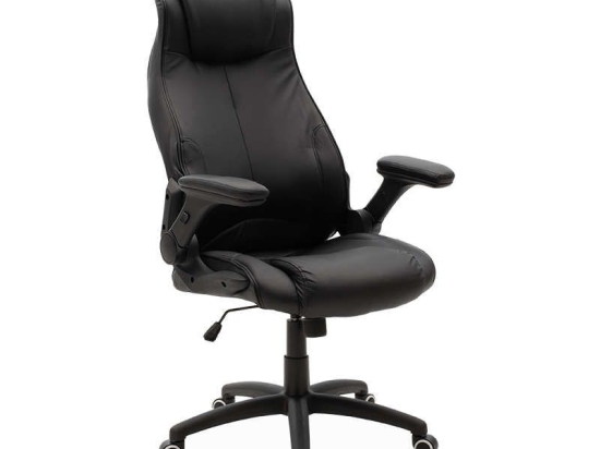 Πολυθρόνα Γραφείου Διευθυντική Ammon 033-000014 68x73x119-126cm Black