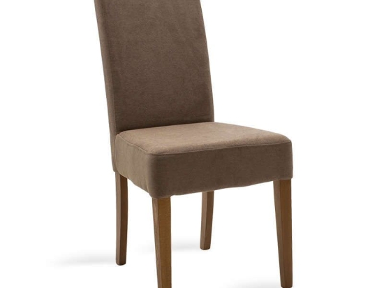 Καρέκλα Ditta 047-000038 45x58x96cm Walnut Ξύλο,Ύφασμα