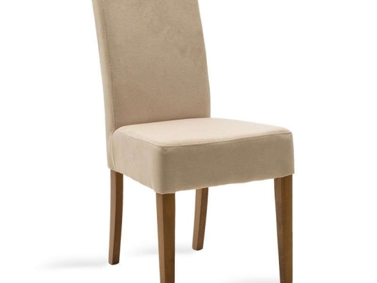 Καρέκλα Ditta 047-000037 45x58x96cm Ecru Ξύλο,Ύφασμα