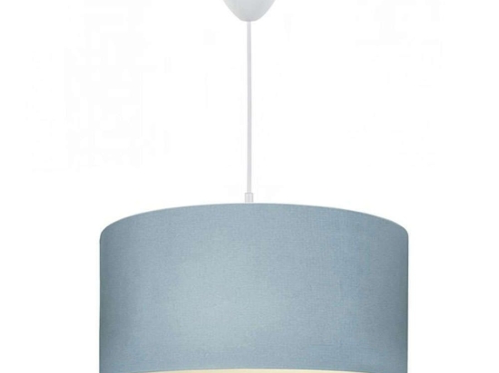 Φωτιστικό Οροφής PWL-1091 Φ38x70cm 1xΕ27 Light Blue