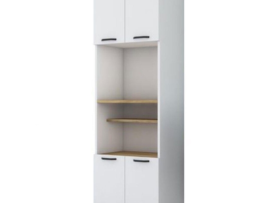 Ραφιέρα Rowan 182-000013 60x42x182cm White-Walnut