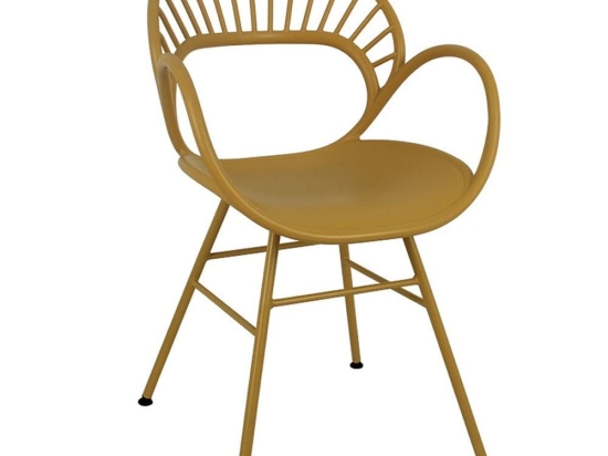 Πολυθρόνα Rudy 139-000022 57x49x88cm Yellow