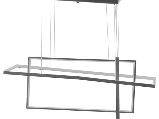 Φωτιστικό Οροφής PWL-1173 099-000159 LED 3000K 80x40x75cm Silver
