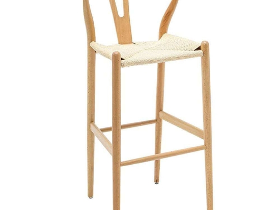 Σκαμπό Μπαρ Sandra 222-000022 45x50x100cm Natural
