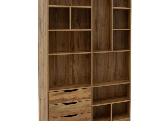 Βιβλιοθήκη Lucinda 049-000067 120x29,8x180,5cm Sonoma