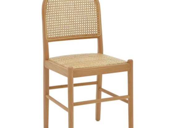 Καρέκλα Alessia 263-000010 43x40x89cm Natural Rattan,Ξύλο