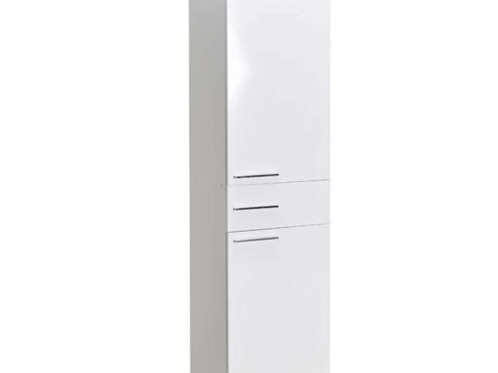 Στήλη Μπάνιου Chad 039-000169 45x40x188cm White Μελαμίνη