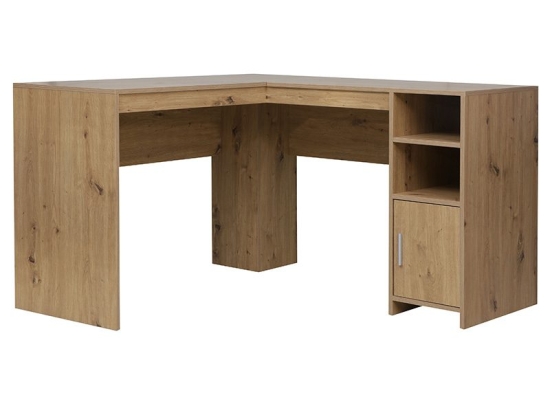 Γωνιακό γραφείο Matera pakoworld sonoma 120x120x76εκ