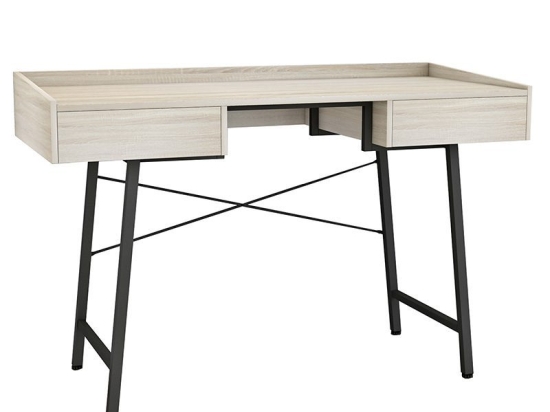 Γραφείο εργασίας Navona pakoworld sonoma-μαύρο 123x55x84εκ