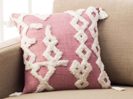 Μαξιλαροθήκη Διακοσμητική Joy Pink 539/17 Gofis Home 43X43 43x43cm Πολυέστερ