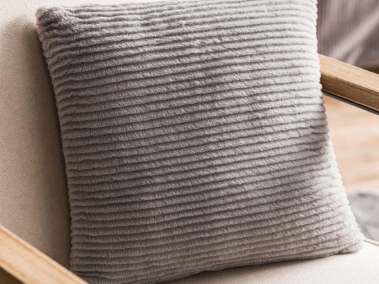Μαξιλαροθήκη Διακοσμητική Softy 478/15 Grey Gofis Home 43X43 43x43cm Πολυέστερ