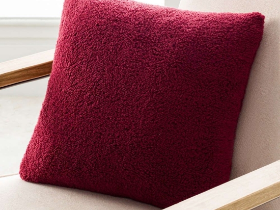 Μαξιλαροθήκη Διακοσμητική Tuffo 668B/02 Burgundy Gofis Home 43X43 43x43cm Πολυέστερ