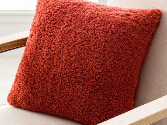Μαξιλαροθήκη Διακοσμητική Tuffo 668B/03 Orange Gofis Home 43X43 43x43cm Πολυέστερ