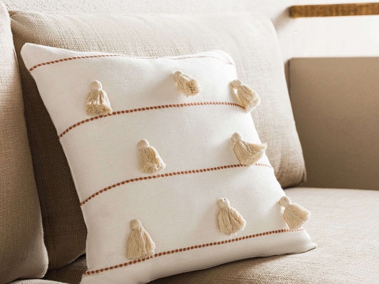 Μαξιλαροθήκη Διακοσμητική Pomy Perfect Tan 188/13 Gofis Home 43X43 100% Βαμβάκι