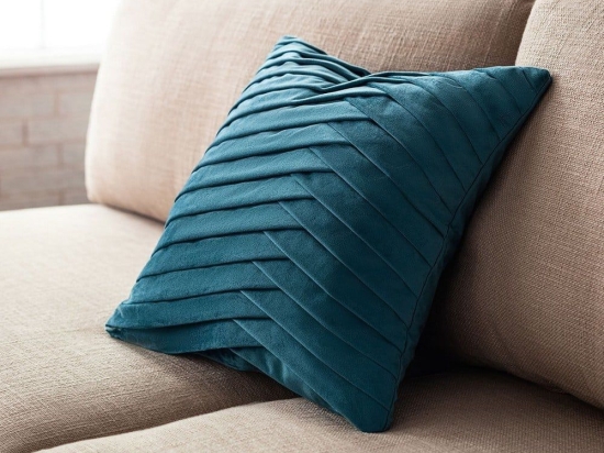 Μαξιλαροθήκη Διακοσμητική Milena 635A/09 Blue Gofis Home 43X43 Πολυέστερ