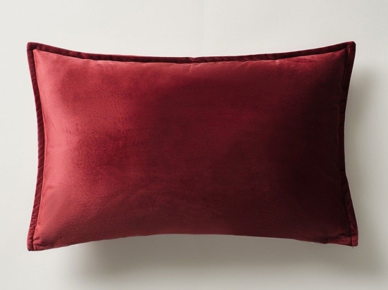 Μαξιλαροθήκη Διακοσμητική Winter 710/02 Red Velvet Gofis Home 30X50 Πολυέστερ