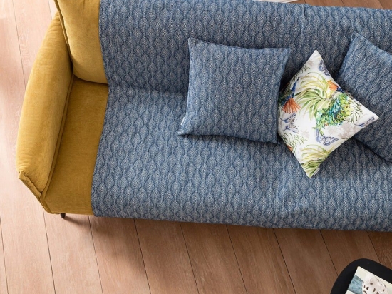 Ριχτάρι Peacock 935/ 01 Royal Blue Gofis Home Τριθέσιο 180x310cm Βαμβάκι-Ακρυλικό