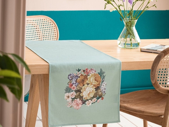 Runner Jocasta 414 Multi Gofis Home 40X150 Βαμβάκι-Πολυέστερ