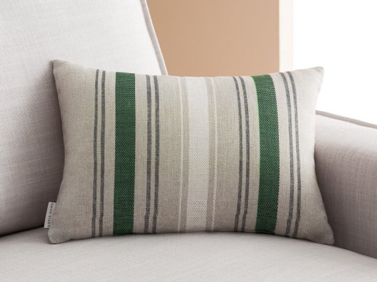 Μαξιλαροθήκη Διακοσμητική Kindra 565 Grey-Green Gofis Home 30Χ45 Βαμβάκι-Πολυέστερ