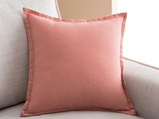 Μαξιλαροθήκη Διακοσμητική Light Veil 309/ 17 Apple Pink-Vanilla Gofis Home 43X43 100% Βαμβάκι