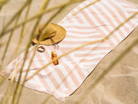Πετσέτα Θαλάσσης Summer Breeze 394-21 Sand Gofis Home Θαλάσσης 80x160cm 100% Βαμβάκι