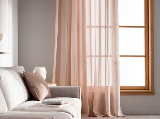 Κουρτίνα 505 47 Με Τρουκς Shell Beige Gofis Home 200X275cm Πολυέστερ