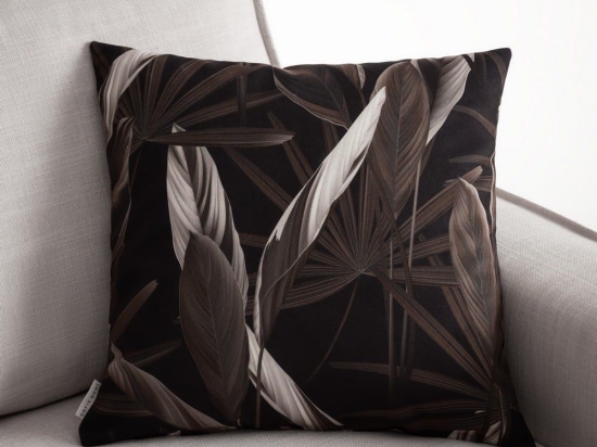 Μαξιλαροθήκη Διακοσμητική 412 Black Gofis Home 43X43 Polyester