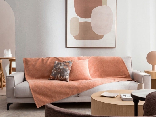 Ριχτάρι 447 13 Clay Brown Gofis Home Πολυθρόνα 180x180cm Ακρυλικό-Πολυέστερ