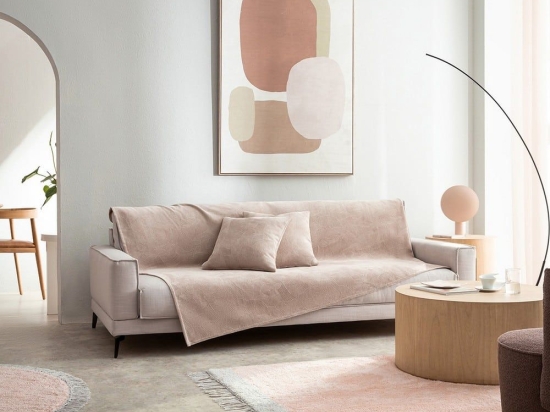 Ριχτάρι 447 47 Shell Beige Gofis Home Διθέσιο 180x250cm Ακρυλικό-Πολυέστερ